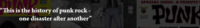 "This is the history of punk rock - one disaster after another"