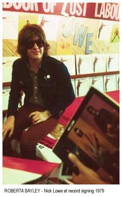 Nick Lowe - photo by Roberta Bayley