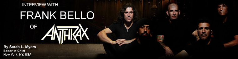 Interview with Frank Bello of Anthrax