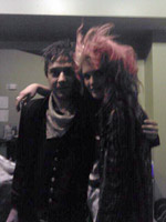The Kills backstage